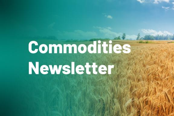 Field and text that says "Commodities Newsletter"