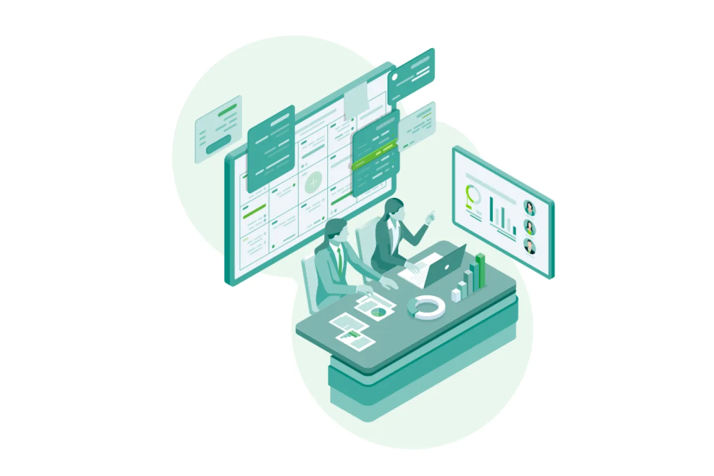 Register and meeting services