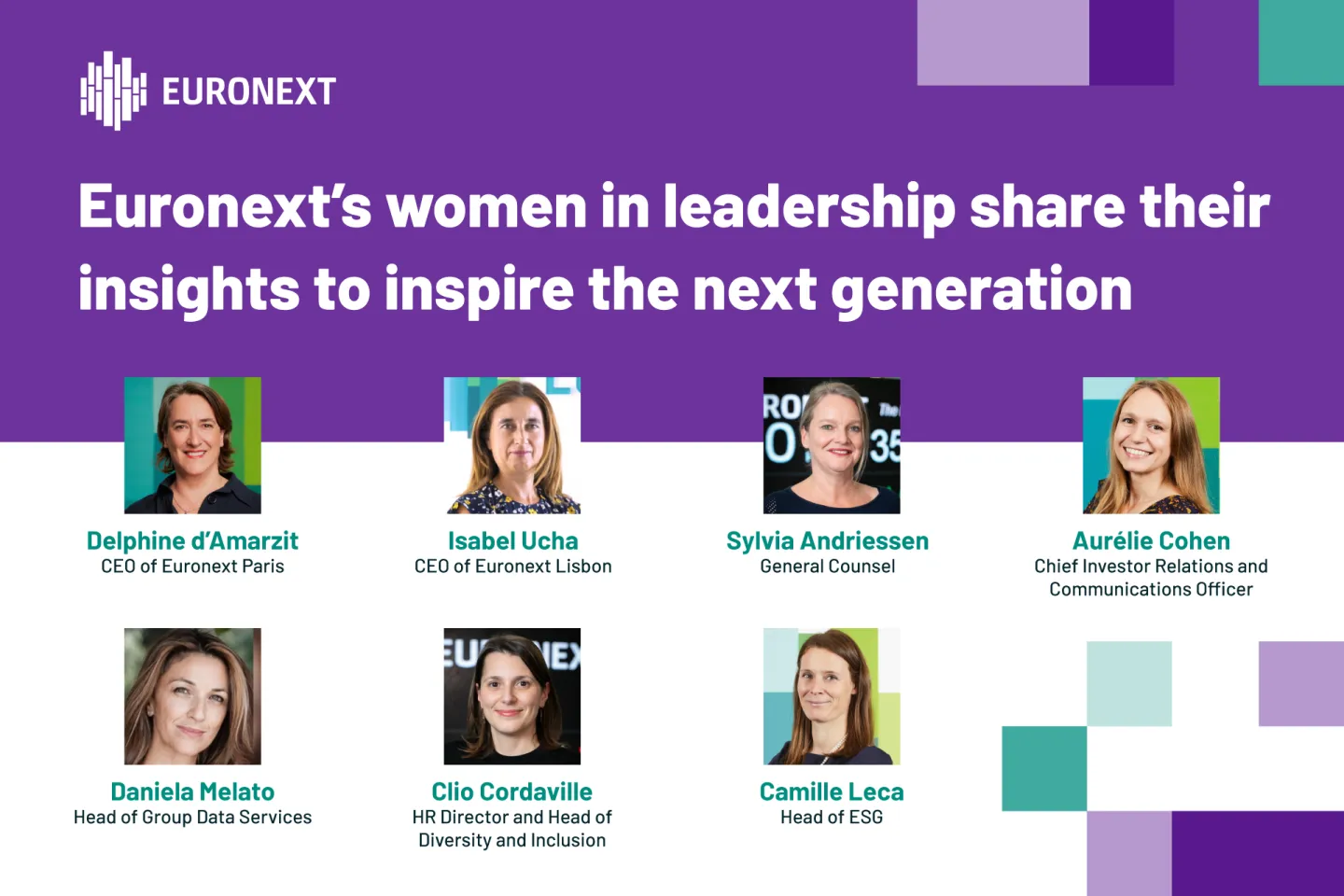 Euronext's women in leadership share their insights